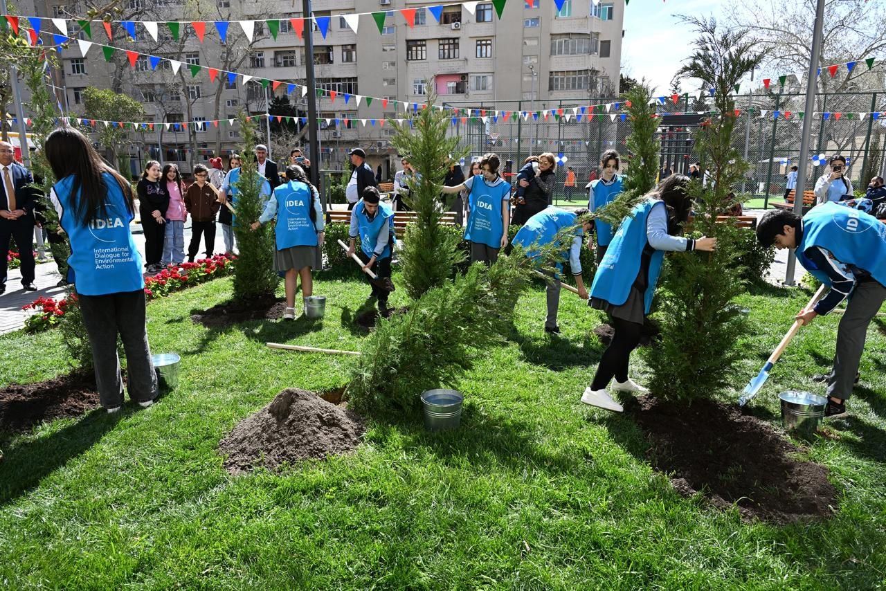IDEA Public Union renovates another yard in Baku [PHOTOS]