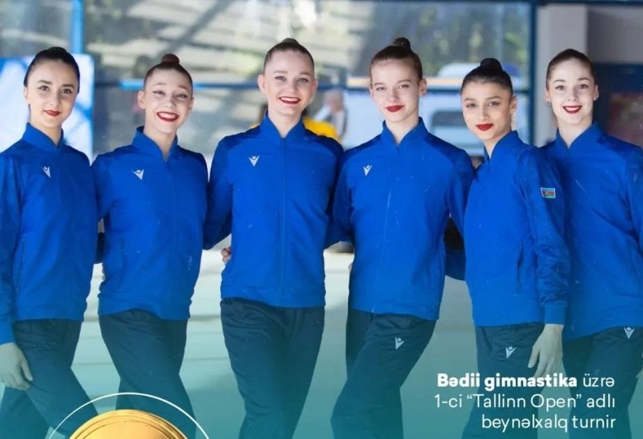 Azerbaijani female gymnasts earn six medals in Estonia