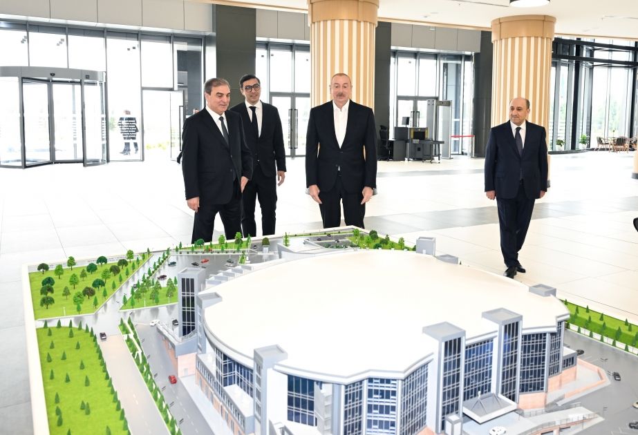 President Ilham Aliyev inaugurates Ganja Sports Palace [PHOTOS]