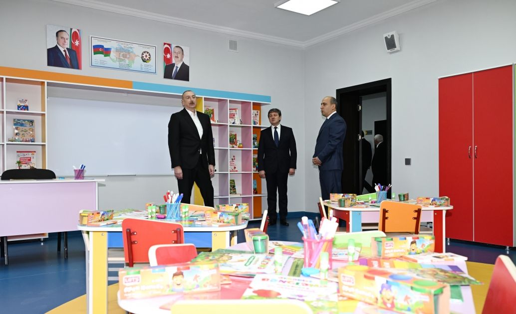 New building of secondary school in Bum settlement of Gabala was inaugurated [PHOTOS]
