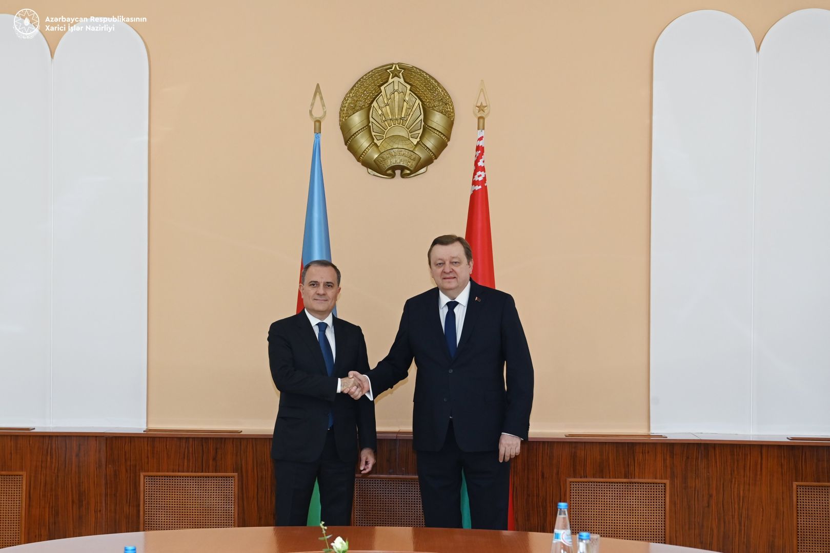 Azerbaijani and Belarusian FMs meet in Minsk [PHOTOS]