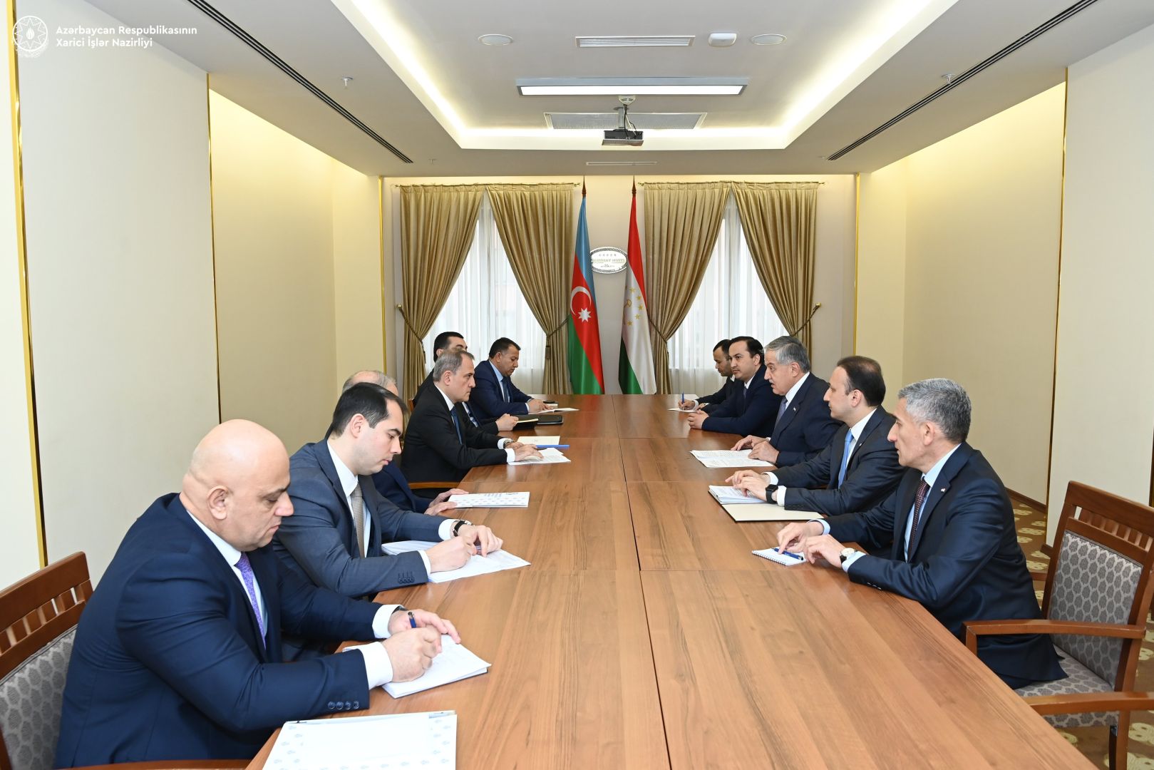 Minister Bayramov meets his Tajik counterpart [PHOTOS]
