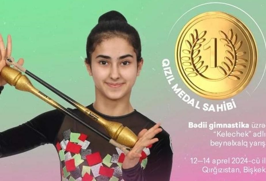 Azerbaijani gymnast clinches gold in Kyrgyzstan