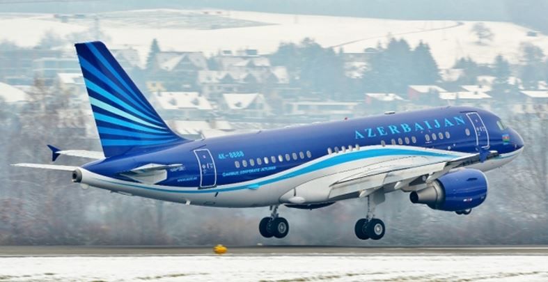 Number of AZAL flights delayed due to closure of countries' airspace