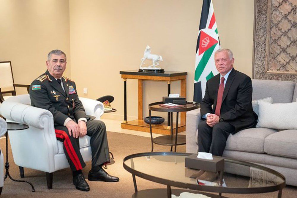 Azerbaijan Defense  Minister meets with King of the Hashemite Kingdom of Jordan