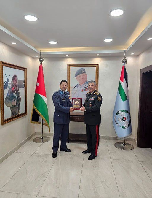 Zakir Hasanov met with the commander of the Jordanian Air Force [PHOTOS]