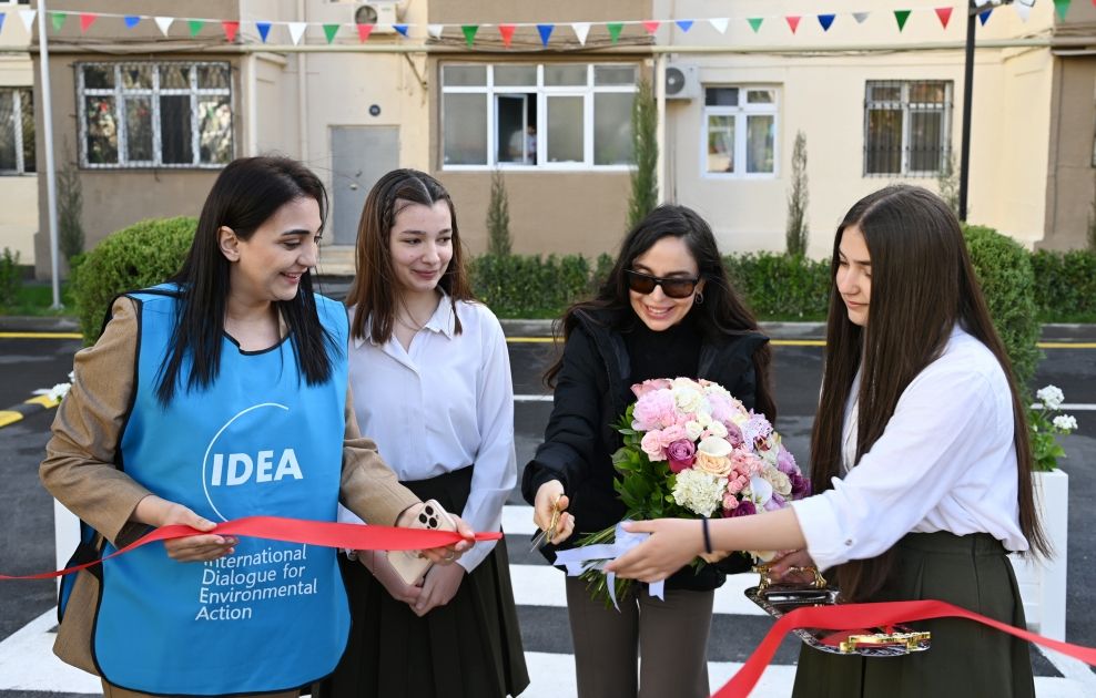 Renovated courtyards handed over to residents with participation of Leyla Aliyeva [PHOTOS]