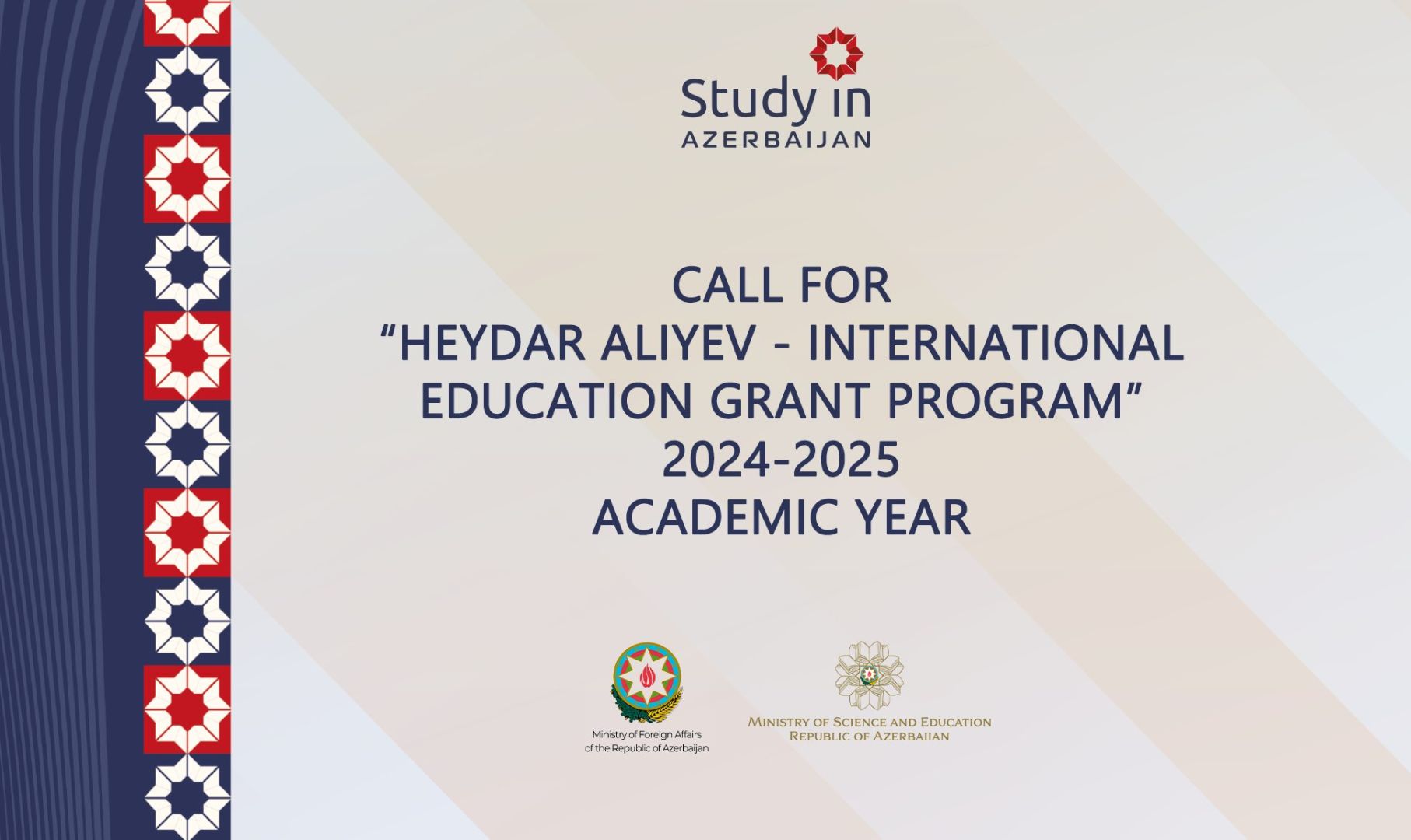 Heydar Aliyev-International Education Grant Program announced for 2024-2025 academic year