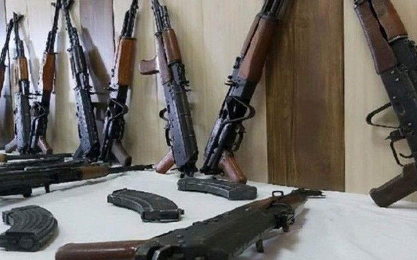 Weapons & ammunition found in Khankendi