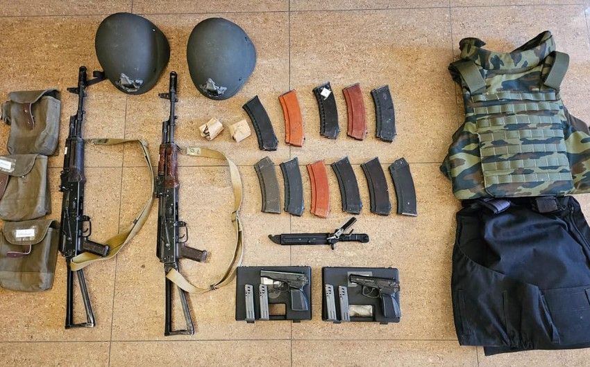 Firearms found in liberated Aghdara