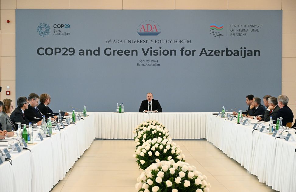 President Ilham Aliyev participates in COP29 and Green Vision for Azerbaijan forum [PHOTOS/VIDEO]