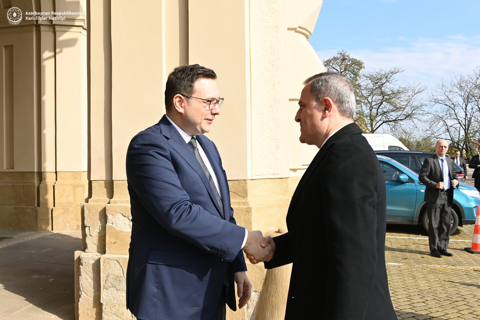 Czech FM Jan Lipavsky welcomes Azerbaijan's Bayramov [PHOTOS]