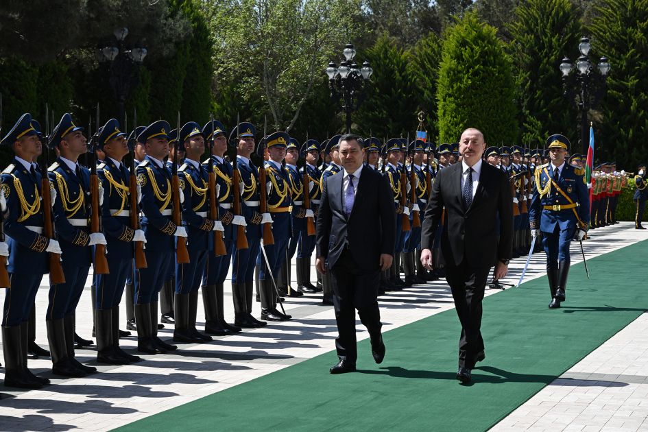 Official welcome ceremony held for President of Kyrgyzstan Sadyr Zhaparov [PHOTOS]