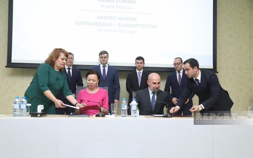 Azerbaijan, Bashkortostan ink 3 documents