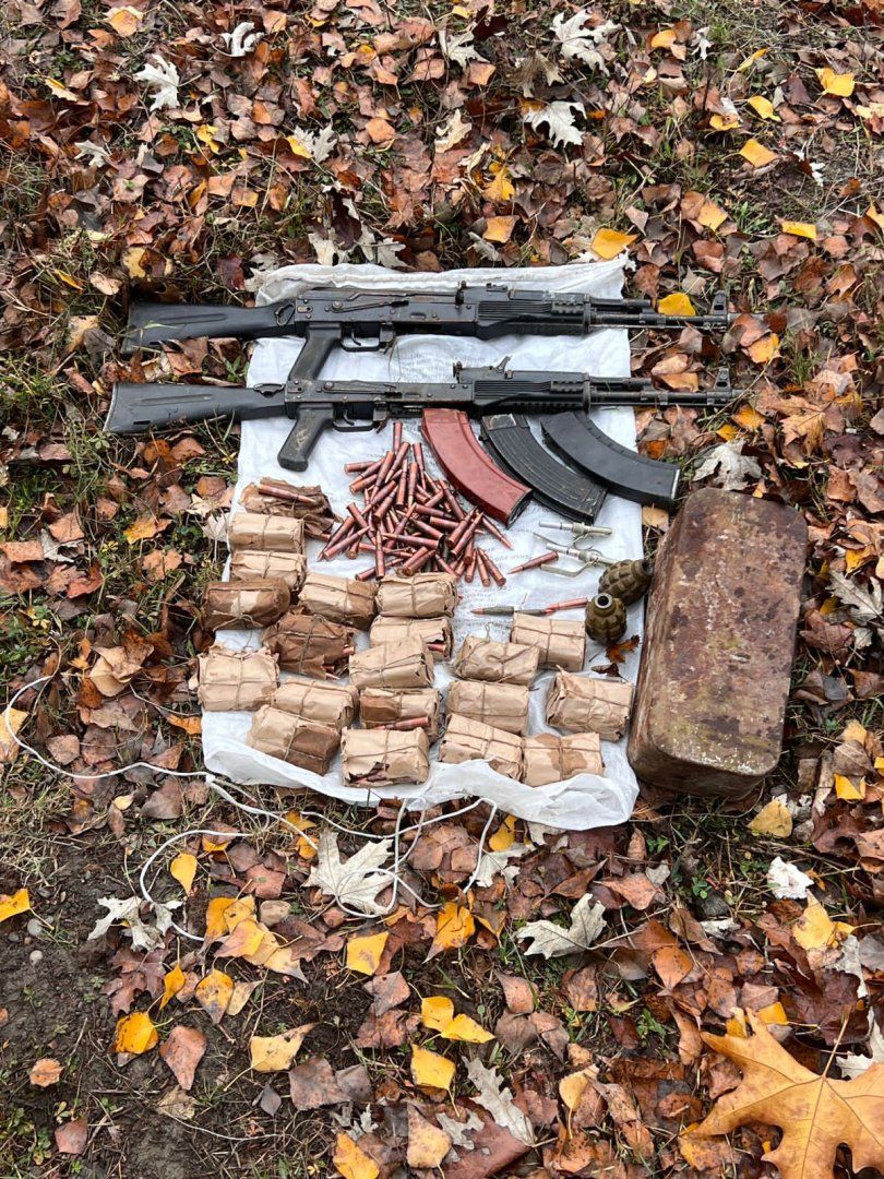 Weapons and ammunition discovered in Azerbaijan's liberated territories
