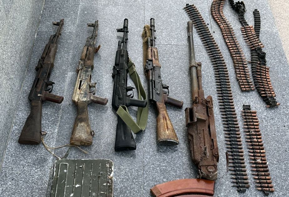 Weapons, ammunition found in liberated Zangilan
