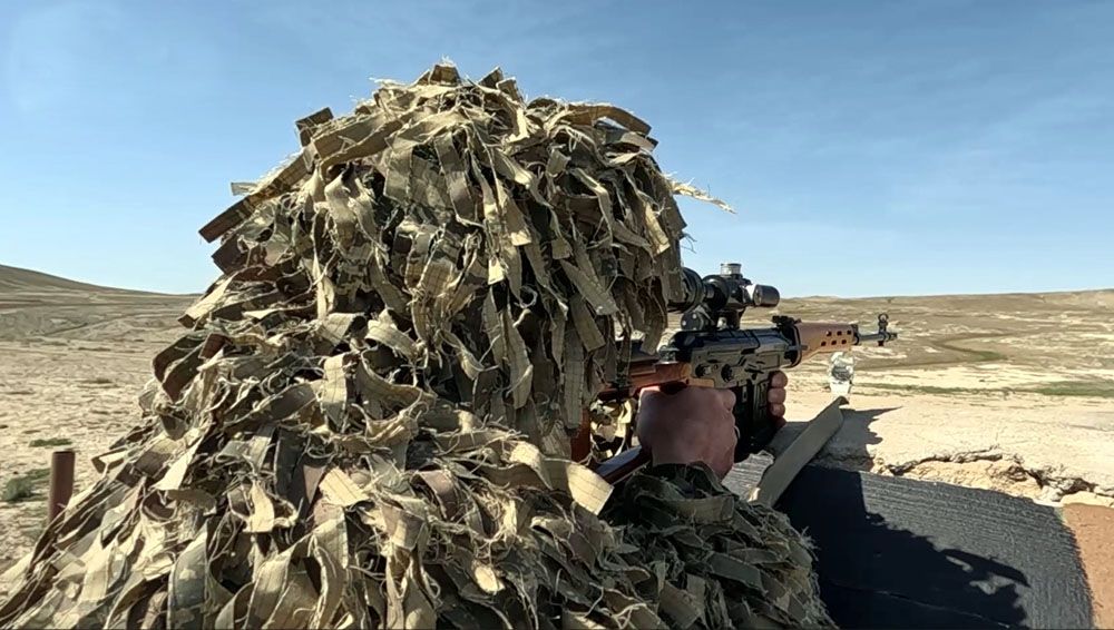 Azerbaijani Army holds Competition for the title of Best Sniper [VIDEO]