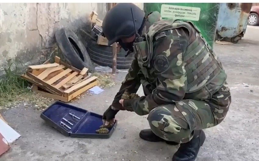 Ammunition discovered in Azerbaijan's Sumgait [VIDEO]