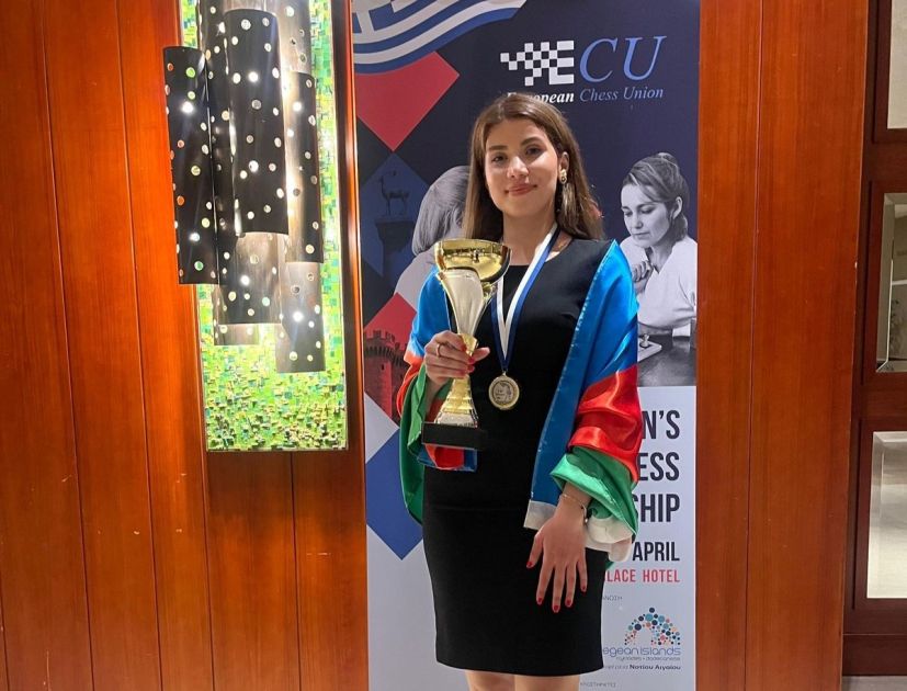 Azerbaijani female chess player crowned European champion