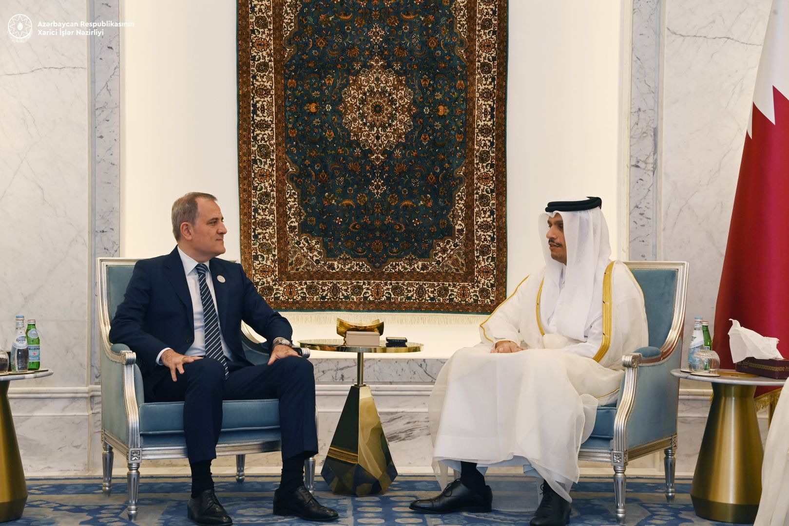 Azerbaijan's Foreign Minister meets with his Qatari counterpart [PHOTOS]