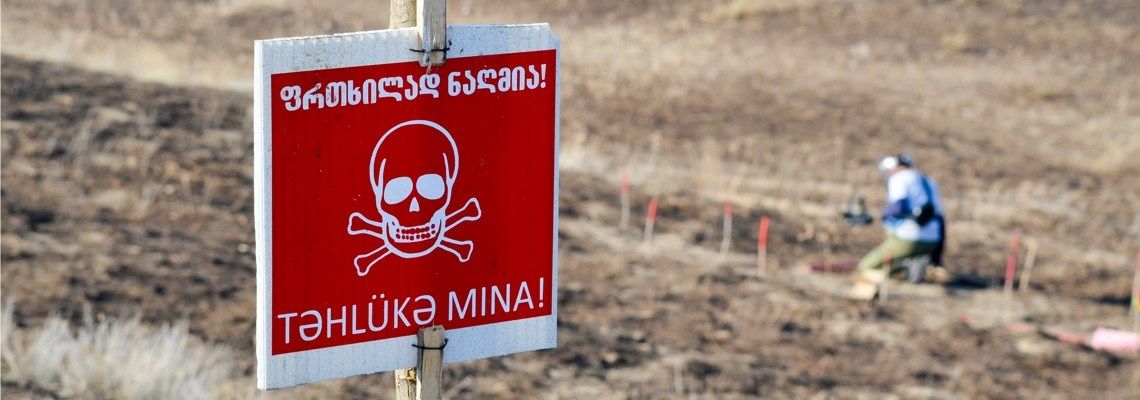 Armenia clears village on border with Azerbaijan of mines