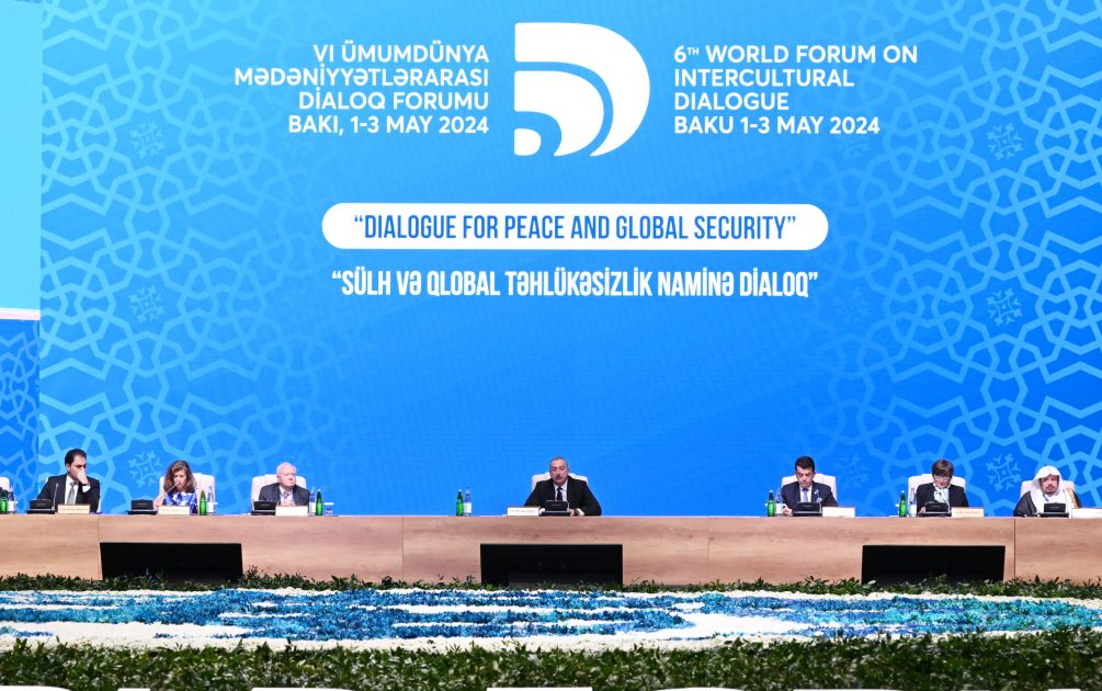 President Ilham Aliyev attends opening of 6th World Forum on Intercultural Dialogue [PHOTOS/VIDEO]