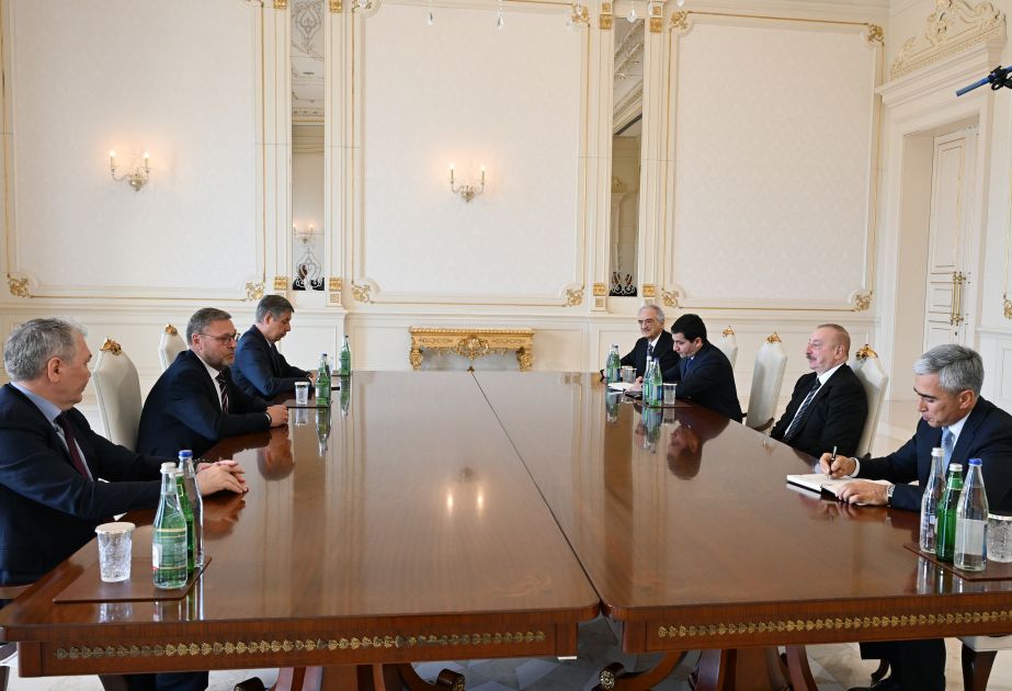 President Ilham Aliyev receives Russian Federation Council Deputy Speaker, State Duma Committee Chair [PHOTOS/VIDEO]