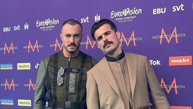 ESC 2024: Fahree & Ilkin Dovlatov walk on turquoise carpet in Malmo [PHOTOS/VIDEO]