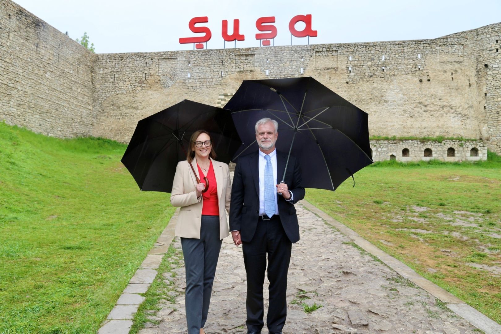 US Ambassador to Azerbaijan visits Shusha [PHOTOS]