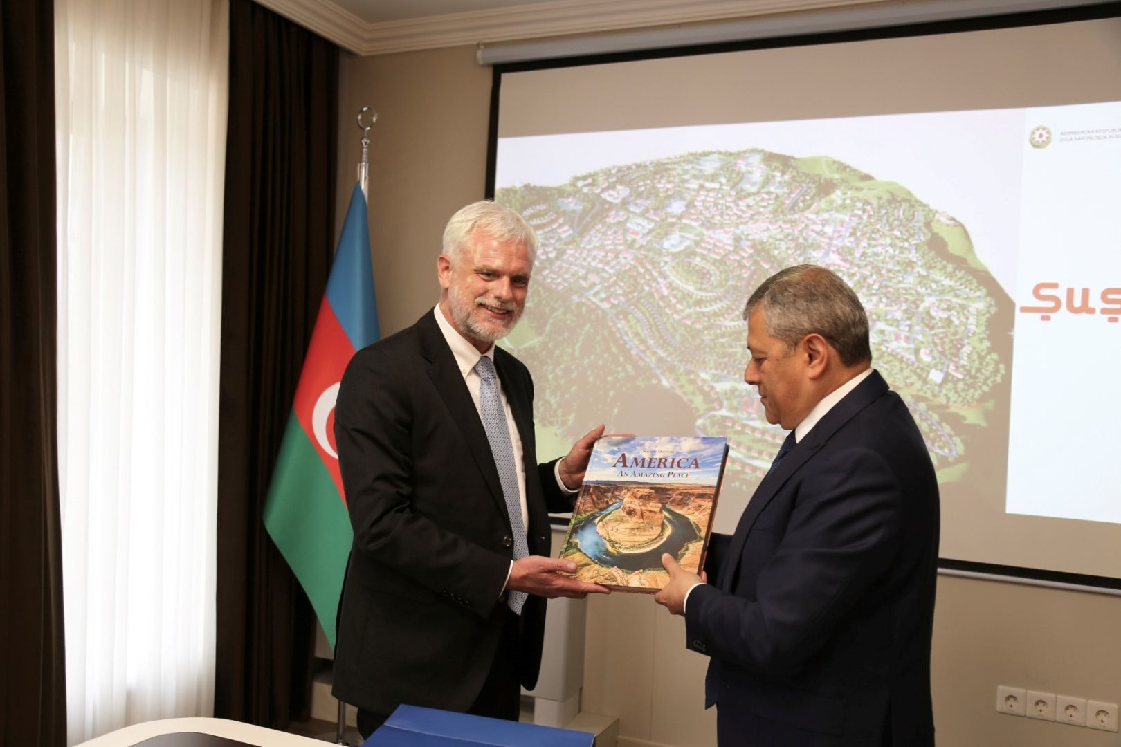 US Ambassador meets with Azerbaijan's Special Representative for Shusha [PHOTOS]