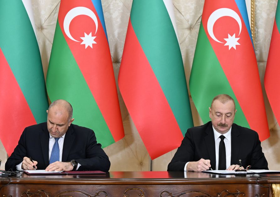 Azerbaijan and Bulgaria sign documents [PHOTOS/VIDEO]