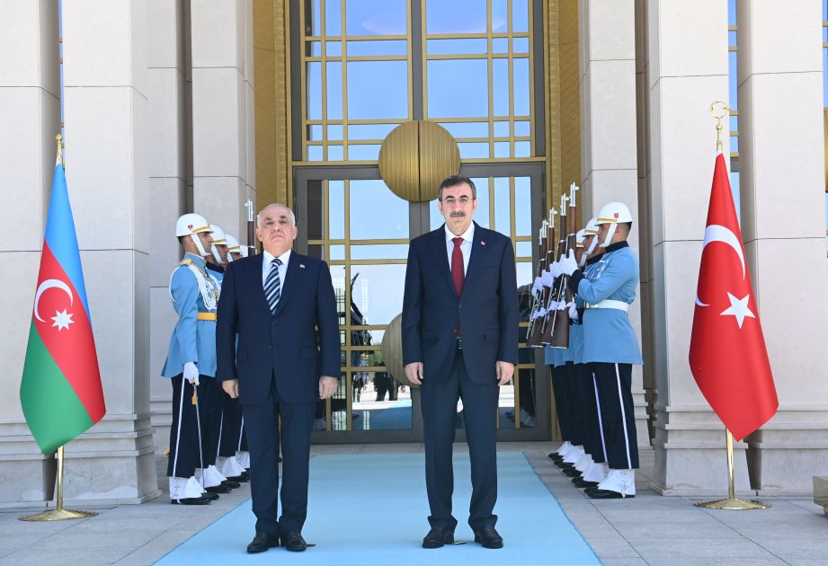 Prime Minister Ali Asadov meets with Turkish Vice President Cevdet Yilmaz [PHOTOS]