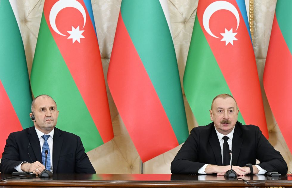 President Ilham Aliyev and President Rumen Radev make press statements [PHOTOS/VIDEO]