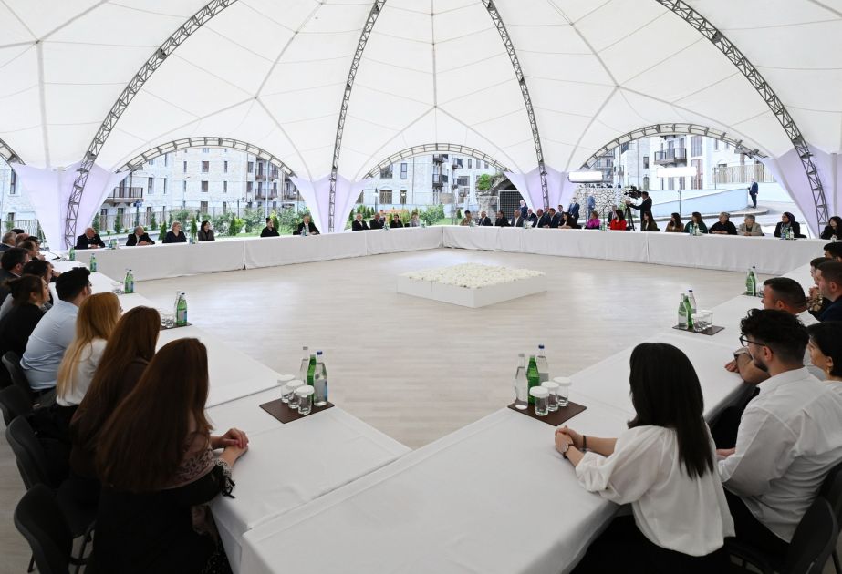 President Ilham Aliyev participates in opening of first residential complex in Shusha [PHOTOS]
