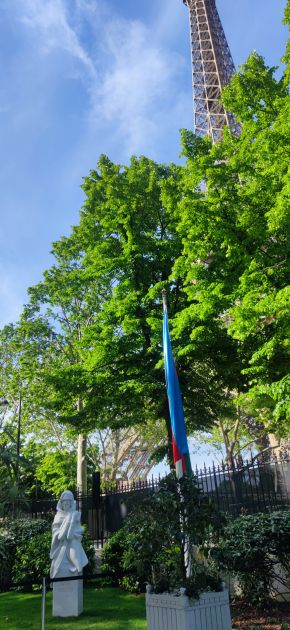 Khurshudbanu Natavan’s statue re-erected in Paris [PHOTOS]