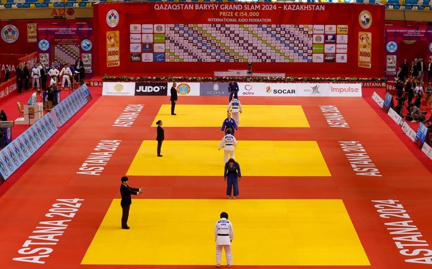 Grand Slam: four more Azerbaijani judokas start to compete