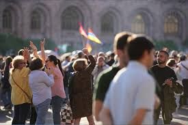 Armenians take to Yerevan streets for another protest led by Archbishop