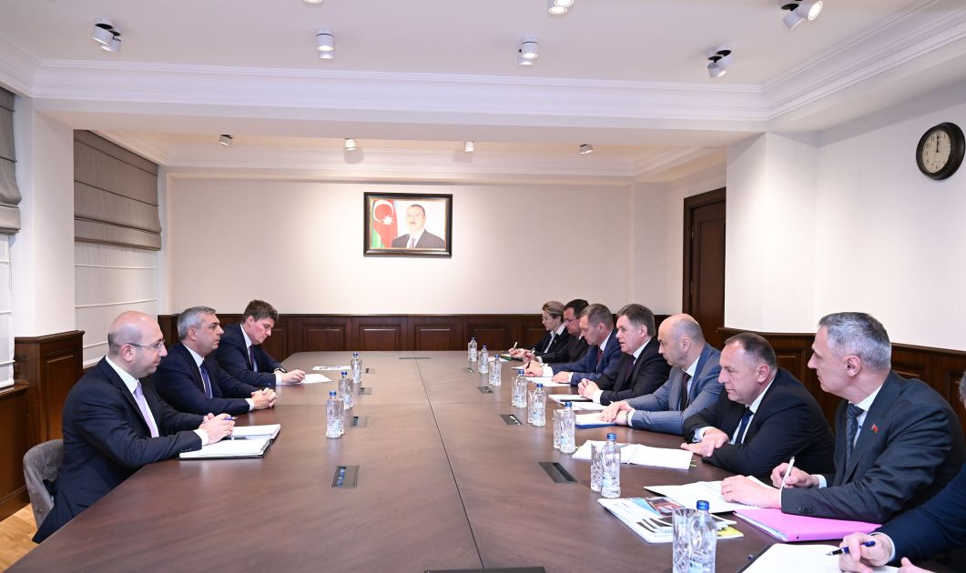 Head of Presidential Administration of Azerbaijan Samir Nuriyev meets with Belarusian Deputy PM Igor Petrishenko [PHOTOS]