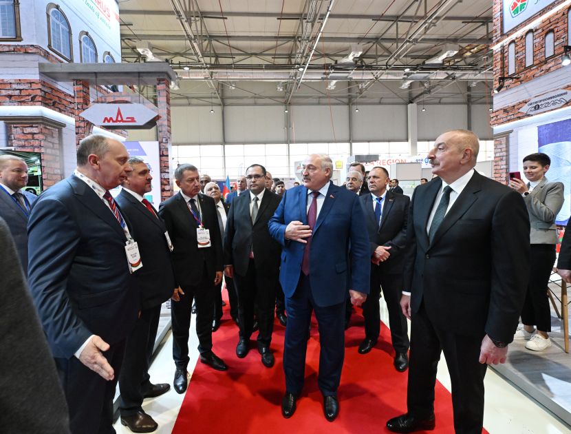Presidents of Azerbaijan and Belarus familiarize themselves with Caspian Agro and InterFood Azerbaijan exhibitions [PHOTOS] [VIDEO]