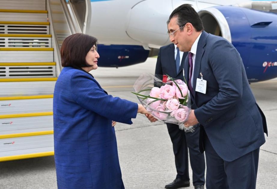 Azerbaijan’s Parliament Speaker arrives in Switzerland