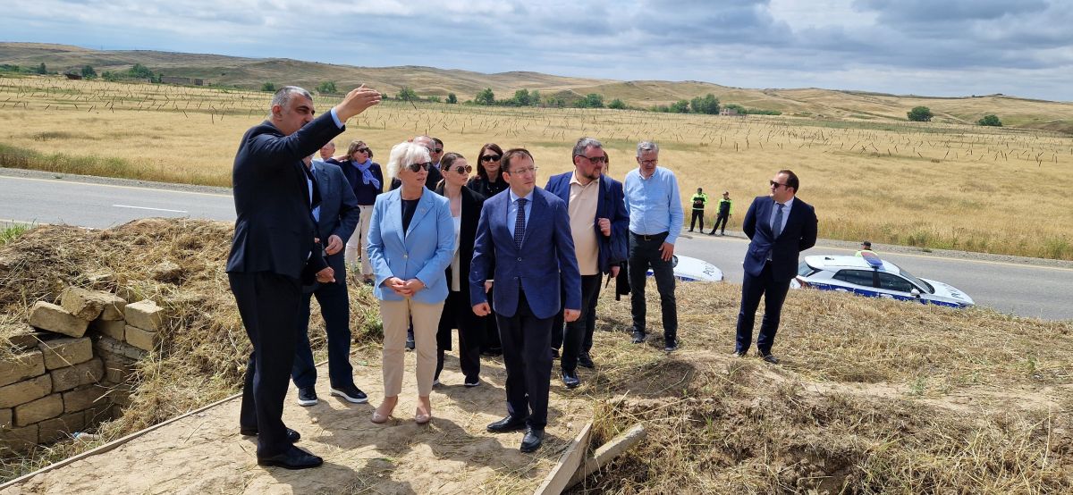 Chairperson of Latvian parliament arrives in Fuzuli [PHOTOS]