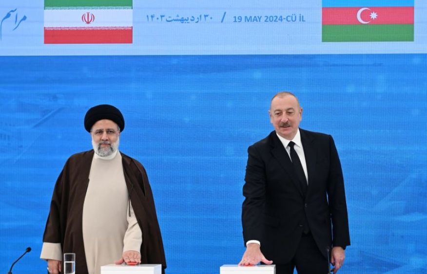 Ceremony to commission "Khudafarin" hydroelectric complex gots underway with participation of Azerbaijani and Iranian Presidents [PHOTOS]