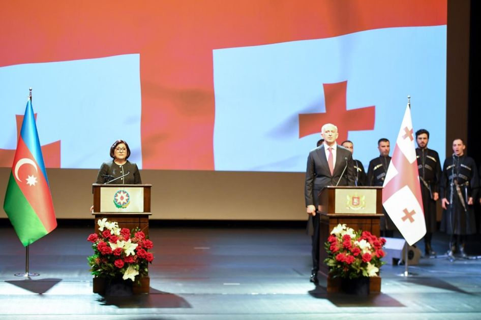 Bakıda Gürcüstanın Milli bayramı qeyd olunub [FOTOLAR]