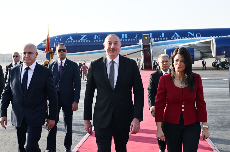 President Ilham Aliyev embarks on official visit to Egypt [PHOTOS/VIDEO]