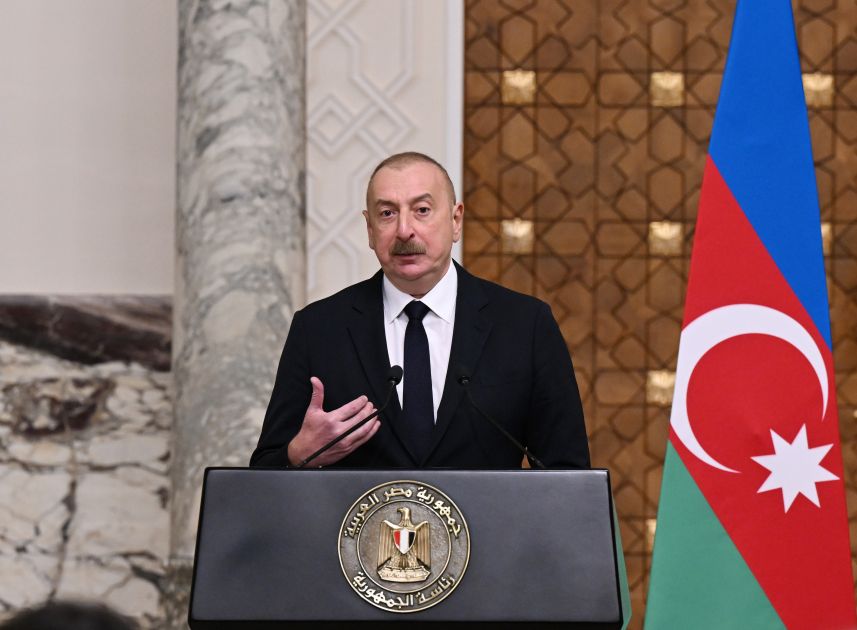 President: Azerbaijan and Egypt actively work within international organizations