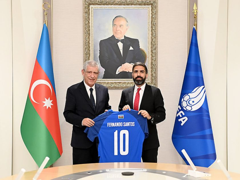 AFFA President meets with new head coach of national football team [PHOTOS]