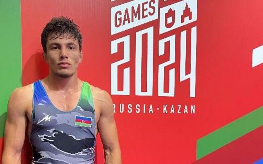 Azerbaijan's freestyle wrestler takes bronze at BRICS Sports Games Kazan 2024