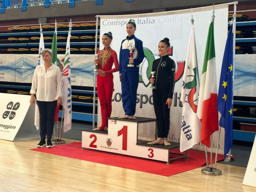Artistic gymnasts claim all classes of medals in Italy [PHOTOS]