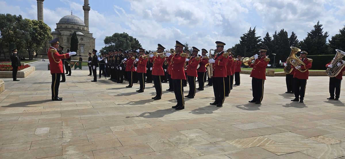 Marches accompanied by military bands have started in Baku [PHOTOS/VIDEO]