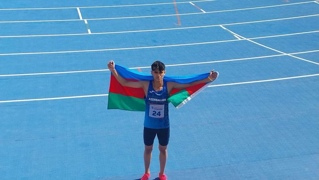 Azerbaijani athlete claims bronze at Children of Asia Int'l Sports Games [PHOTOS]